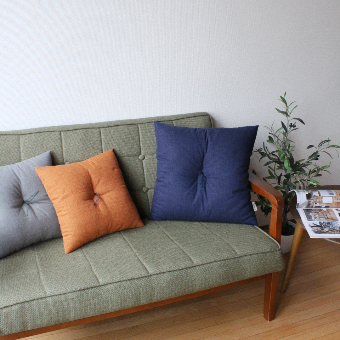 Sofa Zabuton Cushion - Takaokaya,  zabuton, futon, cushion, made in Kyoto