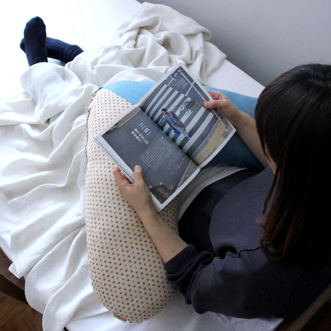 Boomerang Lounge Cushion - Takaokaya,  zabuton, futon, cushion, made in Kyoto