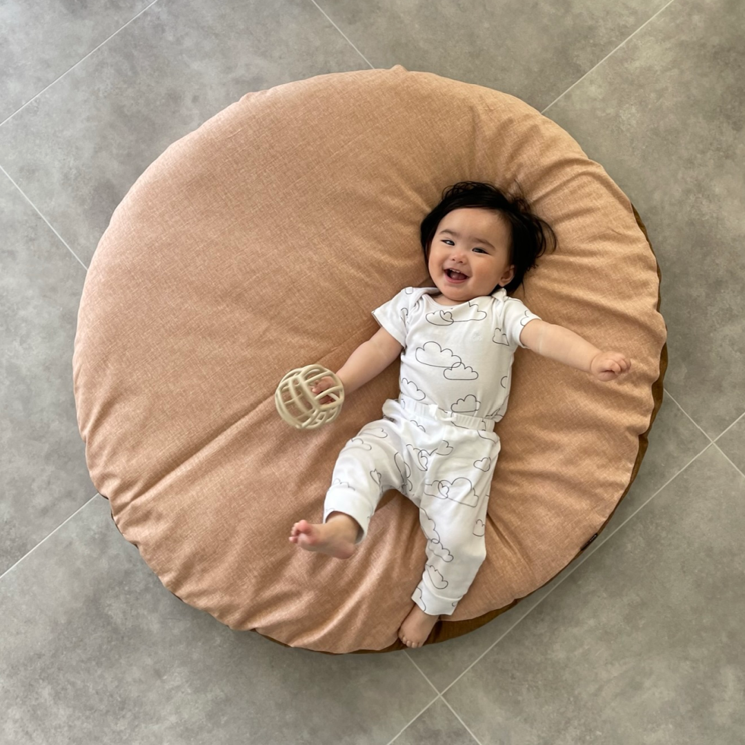 Senbei Baby Zabuton Play Mat Cushion - Takaokaya,  zabuton, futon, cushion, made in Kyoto