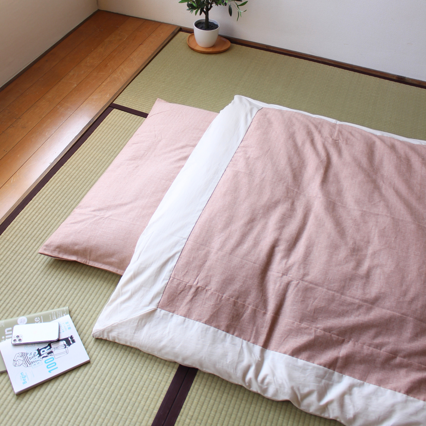 Kake Futon Frame-Style Cover - Takaokaya,  zabuton, futon, cushion, made in Kyoto