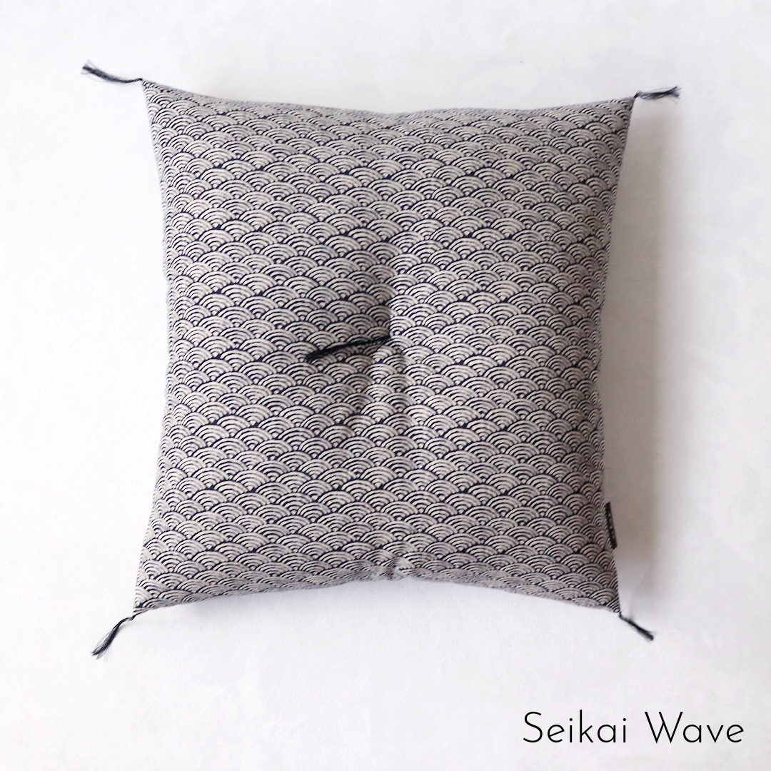 Kyoto Zabuton Cushion | Aizome-Fu | Global Online Limited Edition - Takaokaya,  zabuton, futon, cushion, made in Kyoto