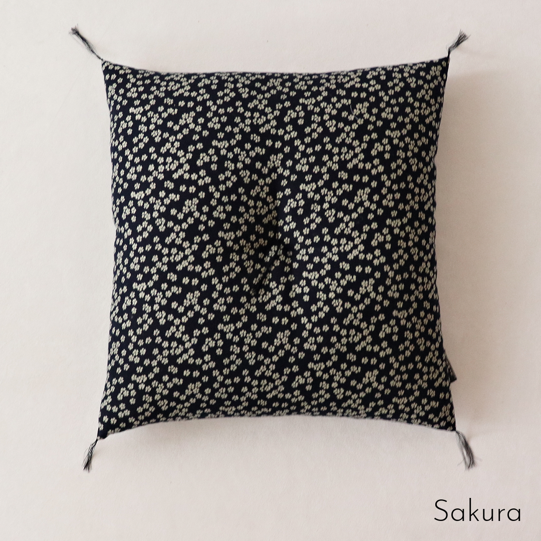 Kyoto Zabuton Cushion | Aizome-Fu | Global Online Limited Edition - Takaokaya,  zabuton, futon, cushion, made in Kyoto