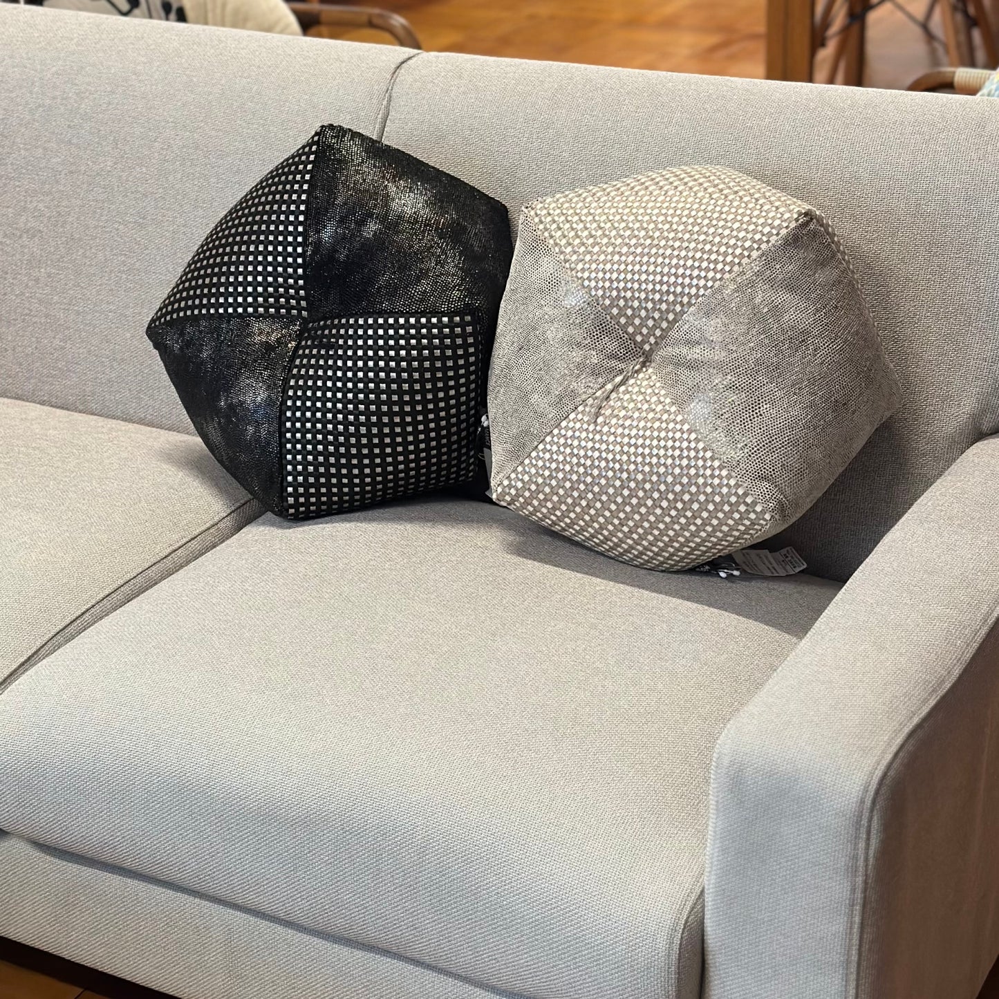 Ojami Cushion | CEO's Fav | Casamance Metal & Leather | Limited Pieces - Takaokaya,  zabuton, futon, cushion, made in Kyoto
