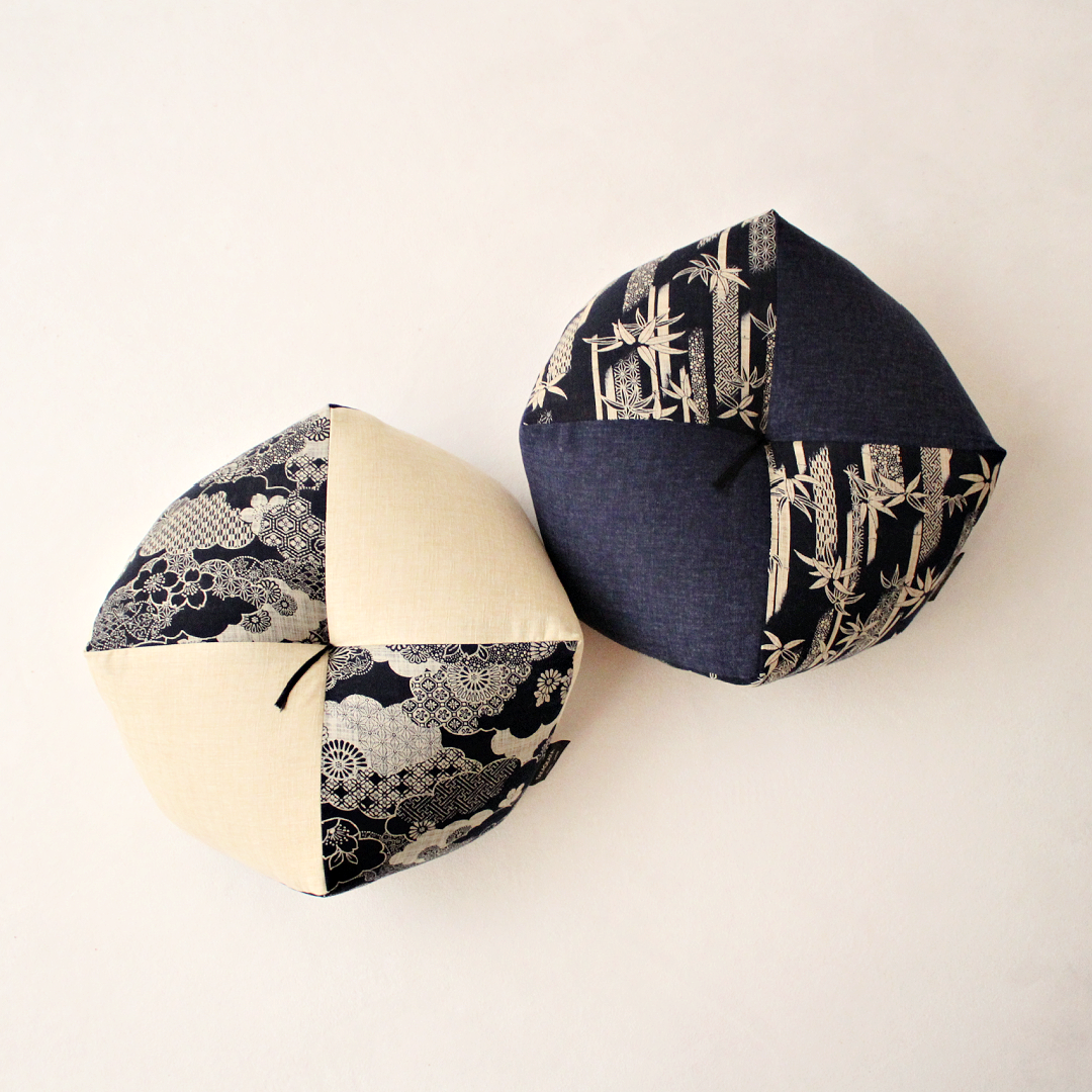 Ojami Cushion | Aizome-Fu x Color - Takaokaya,  zabuton, futon, cushion, made in Kyoto