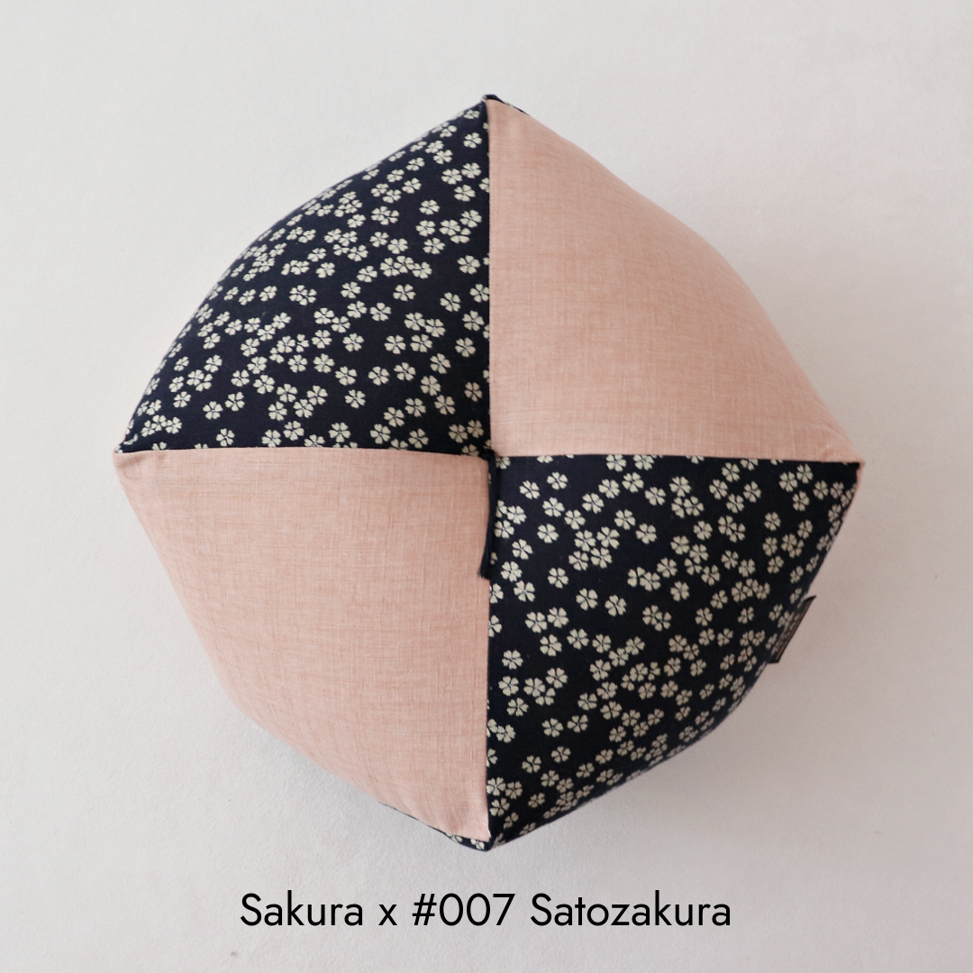 Ojami Cushion | Aizome-Fu x Color - Takaokaya,  zabuton, futon, cushion, made in Kyoto