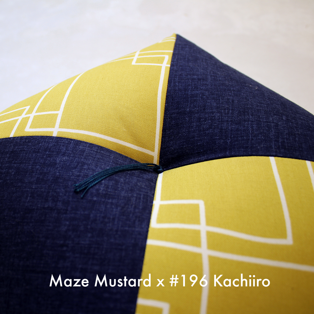 Ojami Cushion | Maze | 2024 Spring Collection - Takaokaya,  zabuton, futon, cushion, made in Kyoto