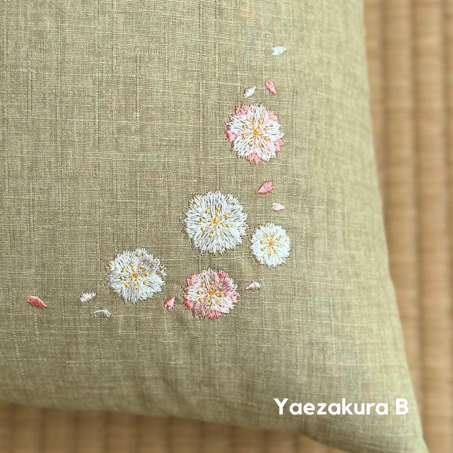 Kyoto Zabuton Cushion | Sakura Embroidery - Takaokaya,  zabuton, futon, cushion, made in Kyoto