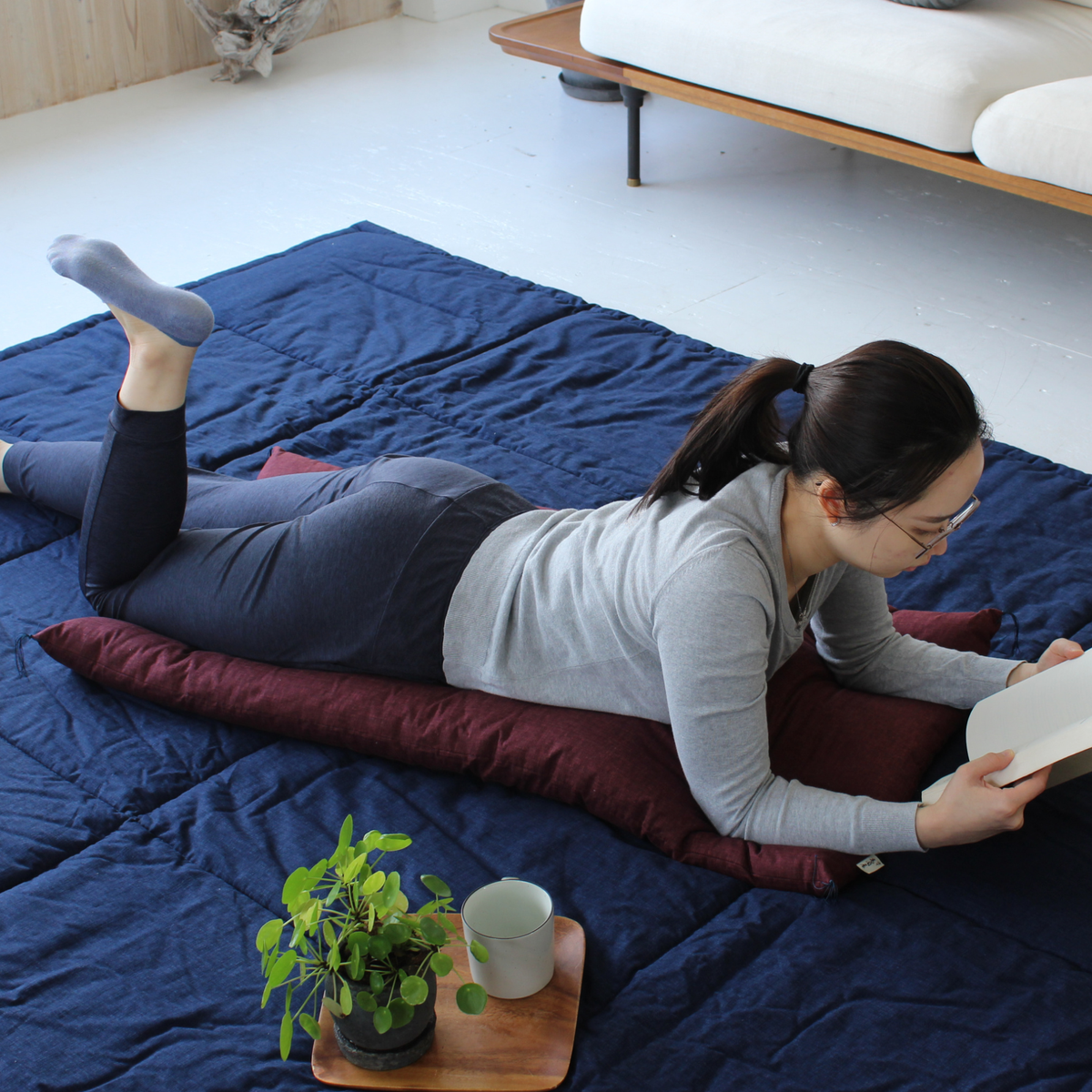 Nakayoshi Zabuton Cushion (Insert & Cover Set) - Cotton – Takaokaya