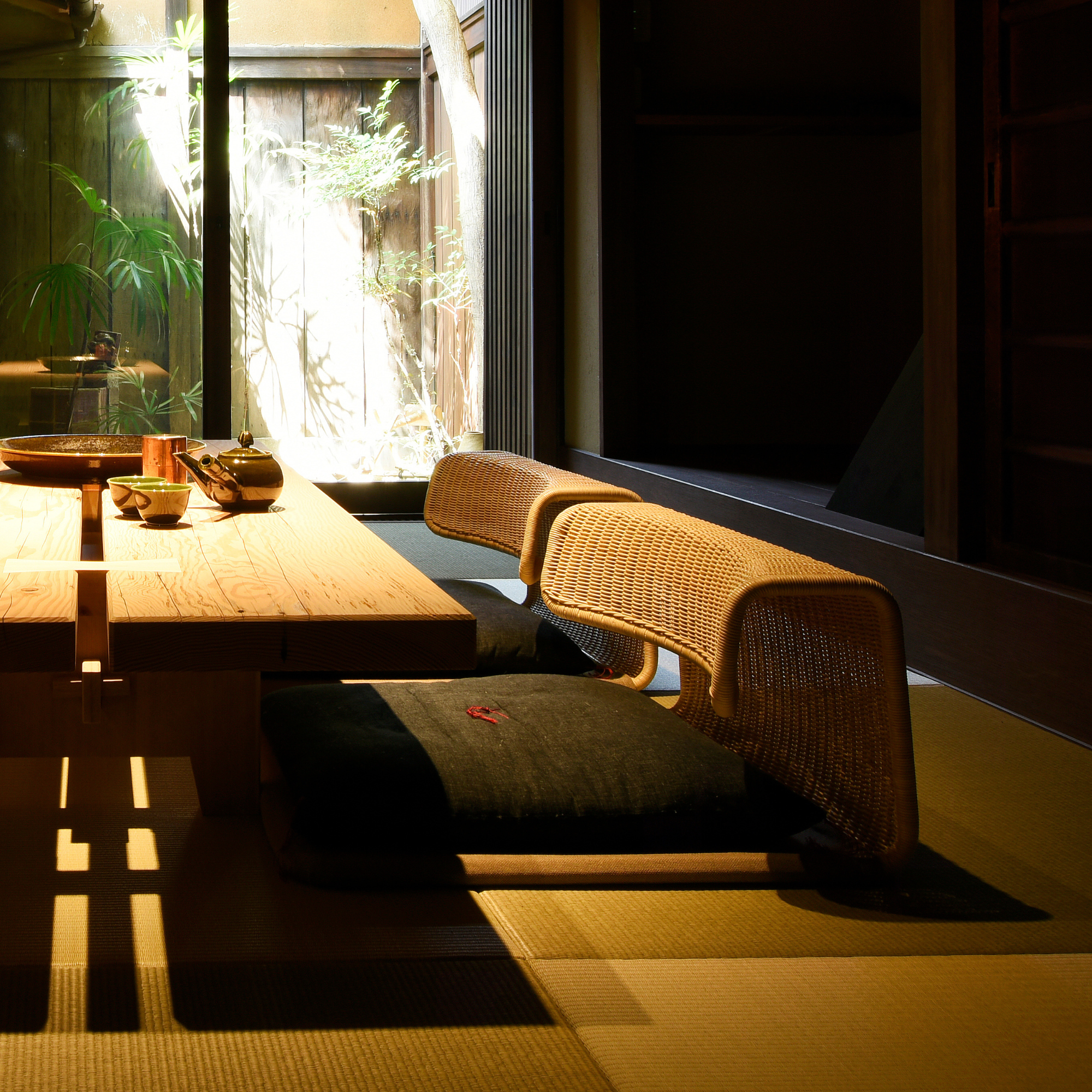 Floor Rattan Zaisu Legless Chair – Takaokaya