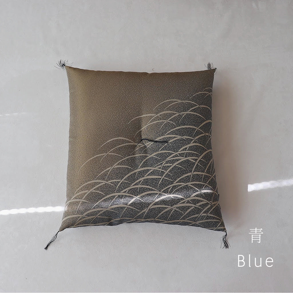 Kyoto Zabuton Cushion | Tsuyukusa | Global Online Limited Edition - Takaokaya