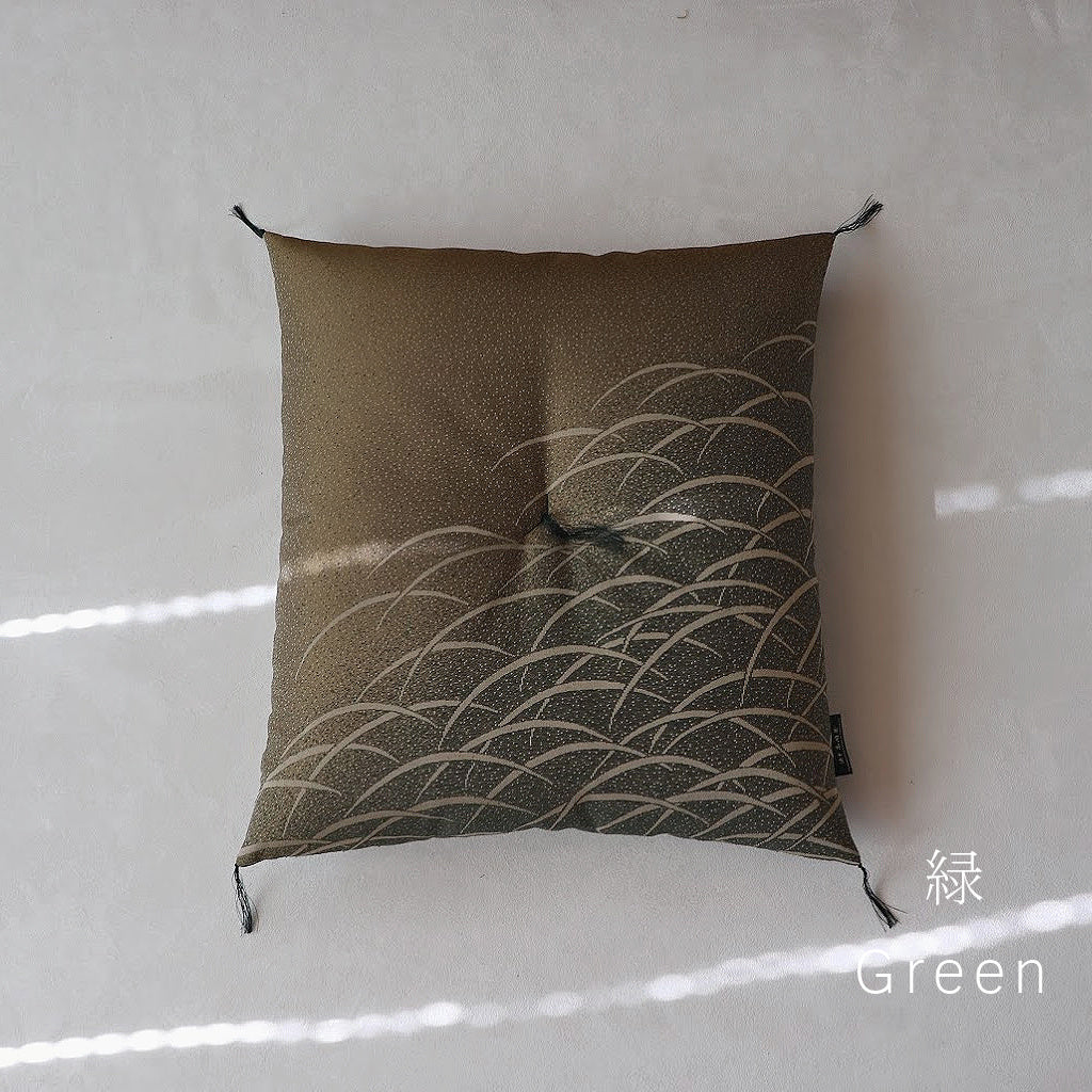Kyoto Zabuton Cushion | Tsuyukusa | Global Online Limited Edition - Takaokaya