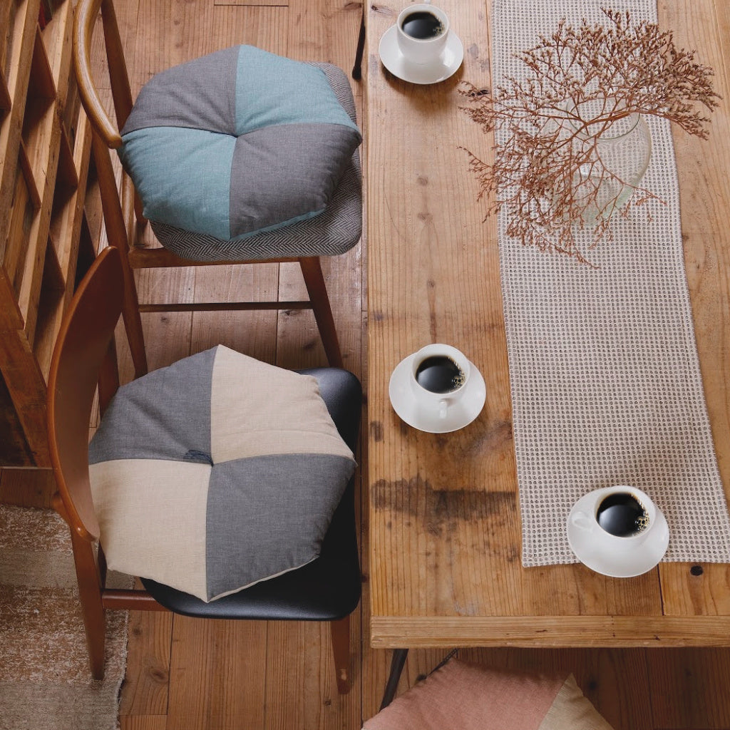 Ojami Flat Cushion | Cotton - Takaokaya
