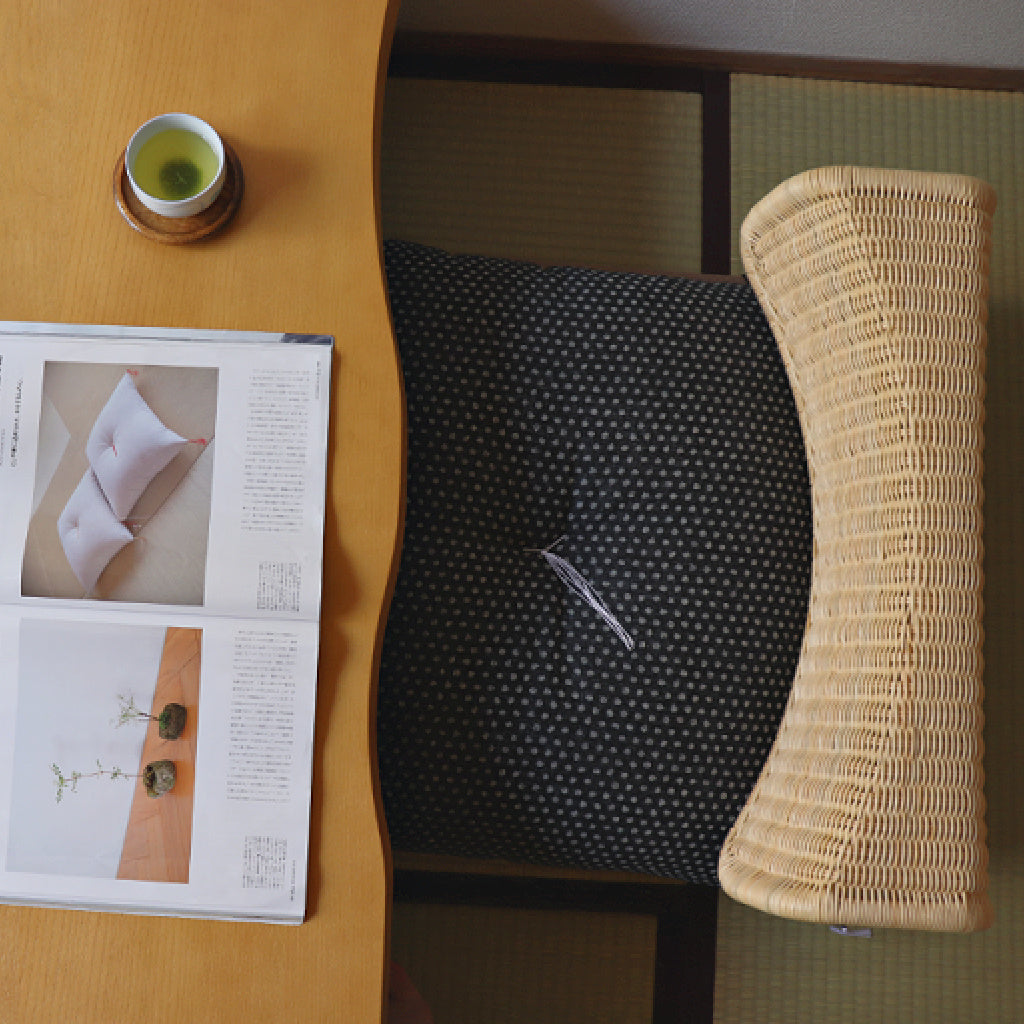 Floor Rattan Zaisu Legless Chair and Zabuton Set | Global Online Store Limited - Takaokaya