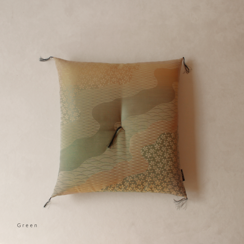 Kyoto Zabuton Cushion | Seseragi | Global Online Limited - Takaokaya