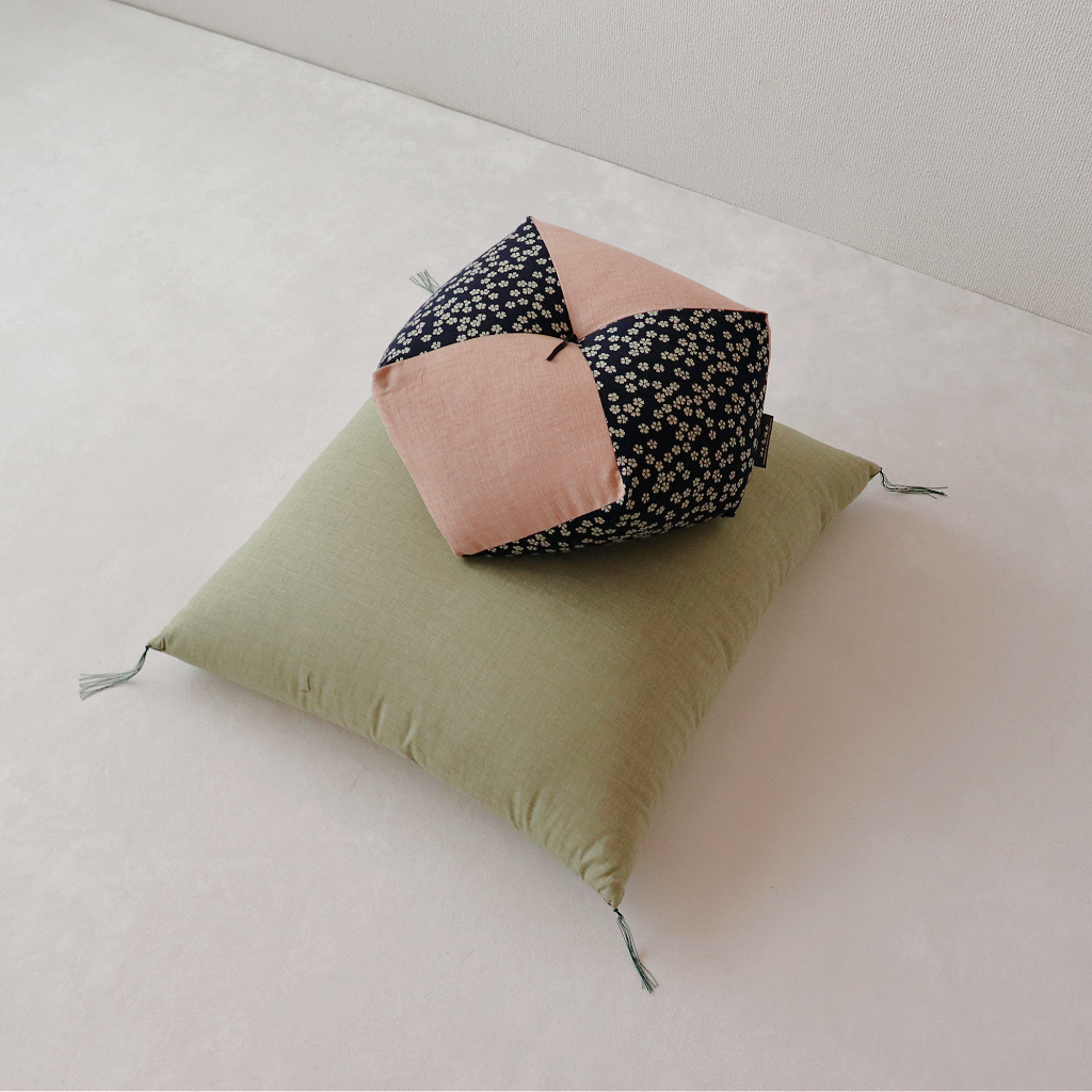 Zen Meditation Set | Ojami cushion and Kyoto Zabuton Cushion - Takaokaya