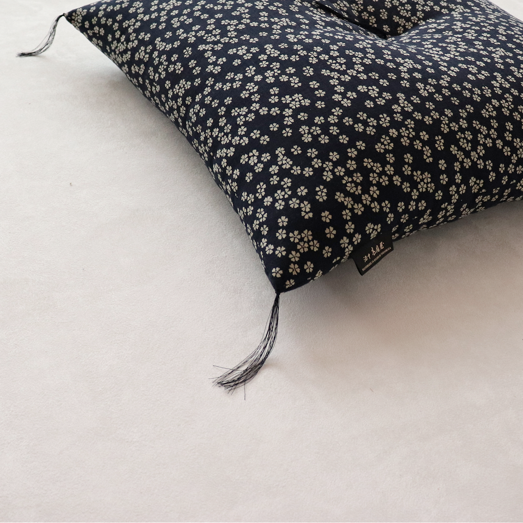 Kyoto Zabuton Cushion | Aizome-Fu | Global Online Limited Edition - Takaokaya
