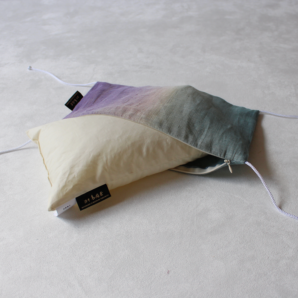 Tawara Pillow | Hikizome Linen - Takaokaya