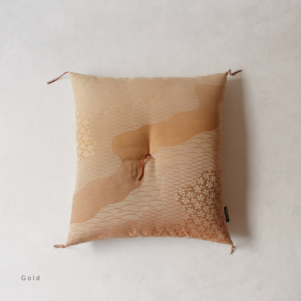 Kyoto Zabuton Cushion | Seseragi | Global Online Limited - Takaokaya