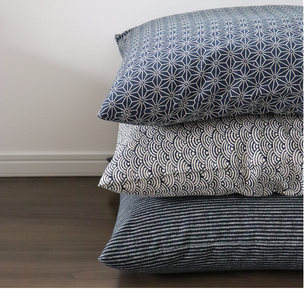Zabuton Cushion Cover | Aizome-Fu - Takaokaya