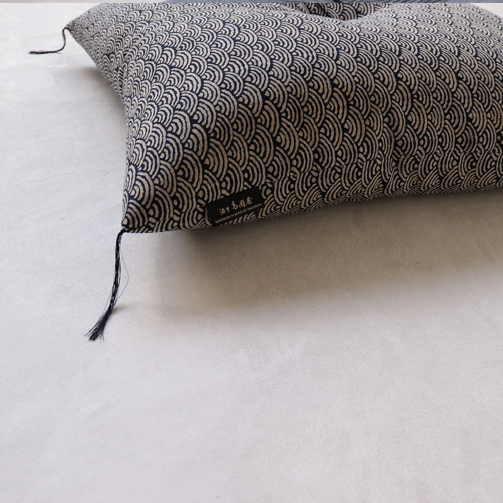 Kyoto Zabuton Cushion | Aizome-Fu - Takaokaya