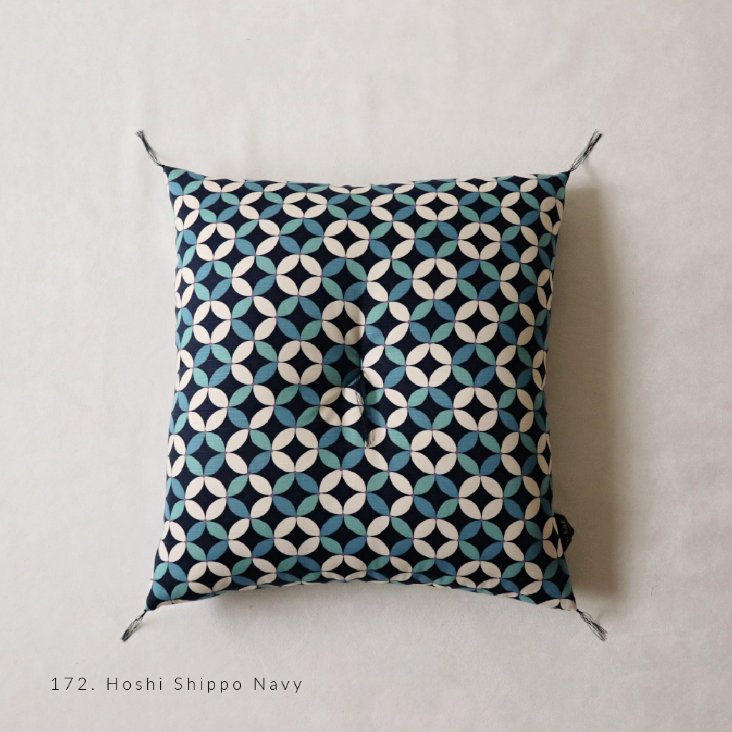 Kyoto Zabuton Cushion | Japanese Pattern - Takaokaya
