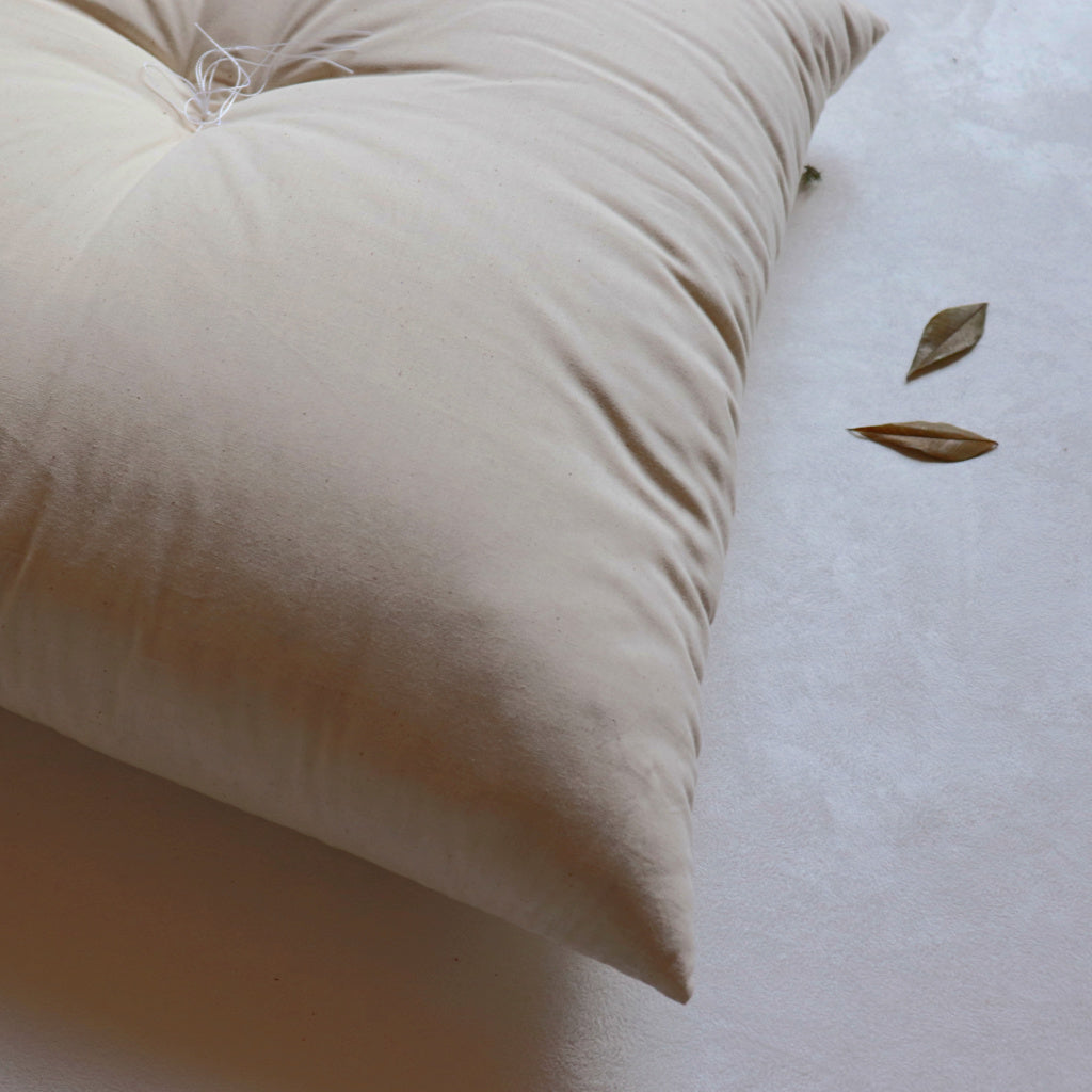 Kyoto Zabuton Cushion | Nude - Takaokaya