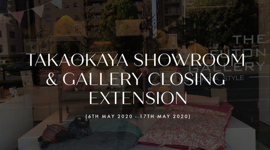 Takaokaya HQ Showroom & Gallery Closing Extension
