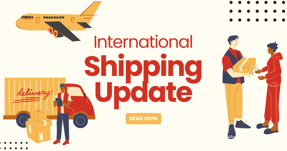 International Shipping Update – Takaokaya