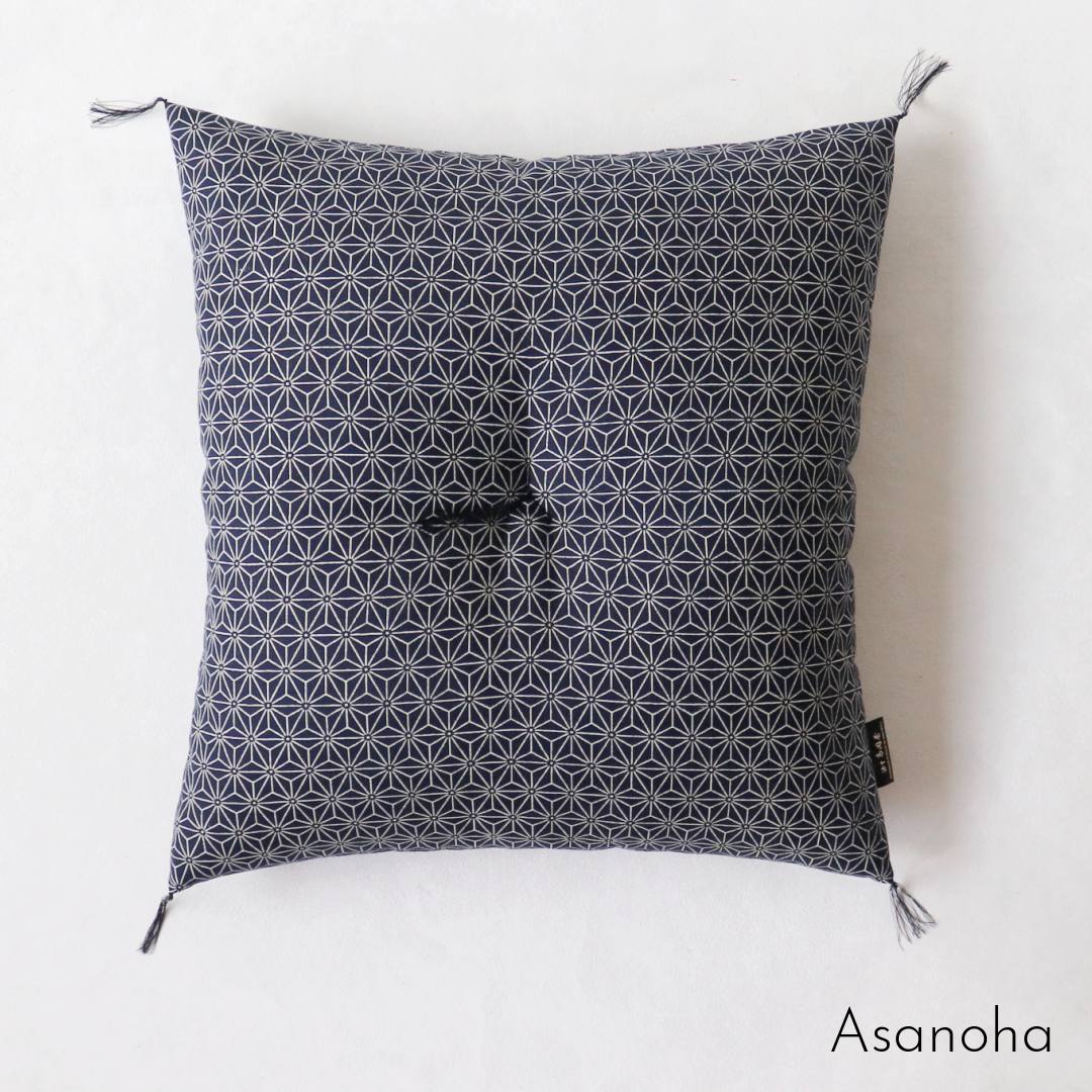 Kyoto Zabuton Cushion | Aizome-Fu | Global Online Limited Edition - Takaokaya,  zabuton, futon, cushion, made in Kyoto