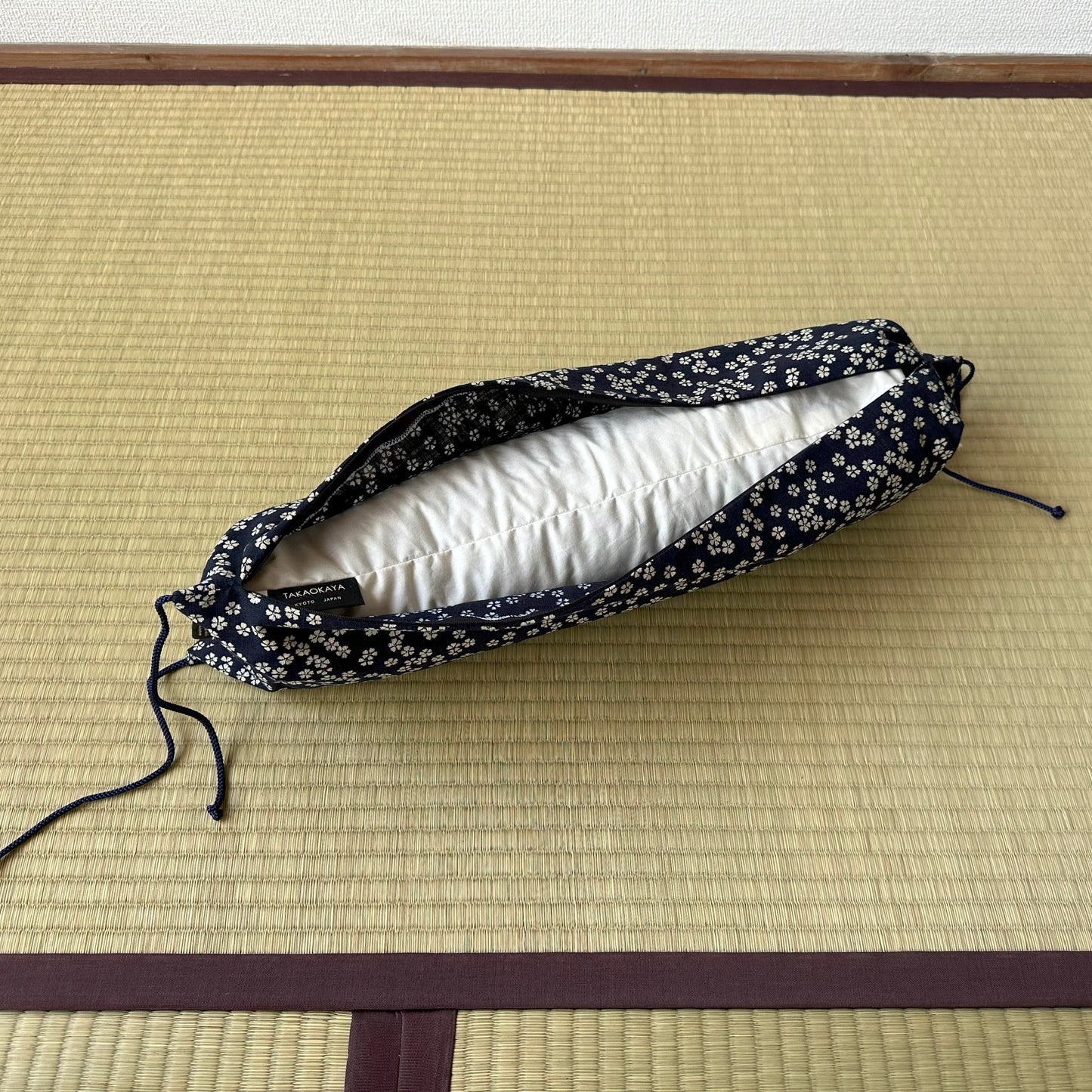 Long Pillow | Aizome-fu - Takaokaya,  zabuton, futon, cushion, made in Kyoto