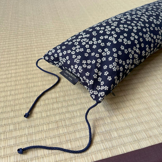 Long Pillow | Aizome-fu - Takaokaya,  zabuton, futon, cushion, made in Kyoto