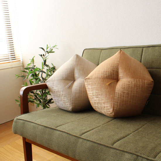 Ojami Cushion | Champagne - Takaokaya,  zabuton, futon, cushion, made in Kyoto