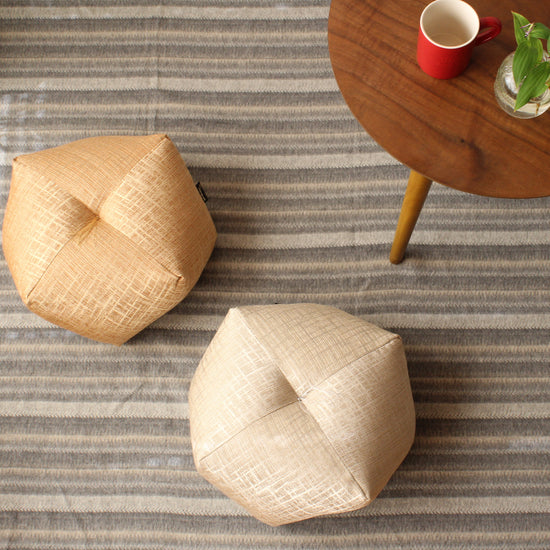 Ojami Cushion | Champagne - Takaokaya,  zabuton, futon, cushion, made in Kyoto