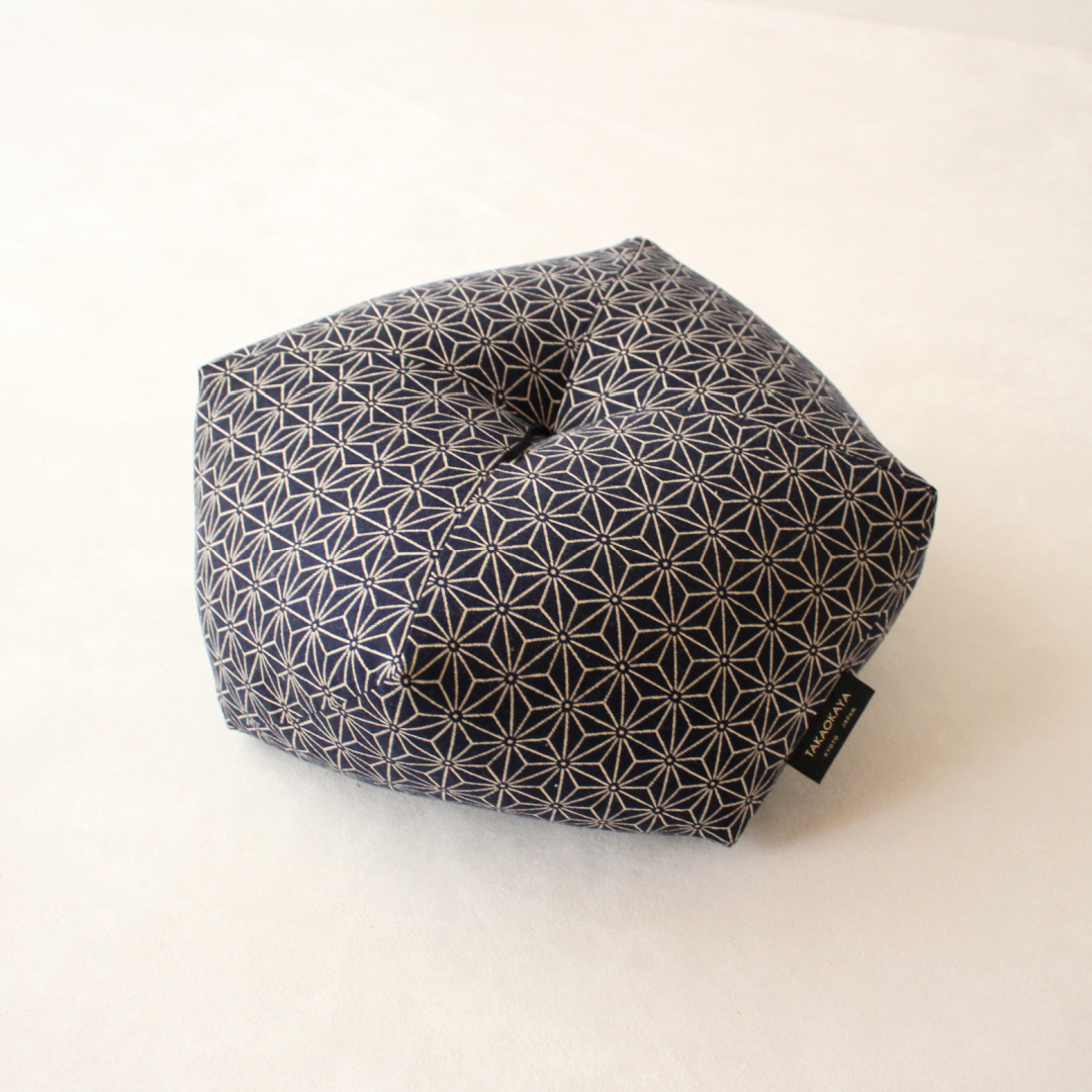 Ojami Cushion | Aizome-Fu - Takaokaya,  zabuton, futon, cushion, made in Kyoto