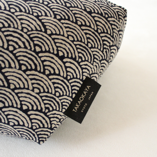 Ojami Cushion | Aizome-Fu - Takaokaya,  zabuton, futon, cushion, made in Kyoto