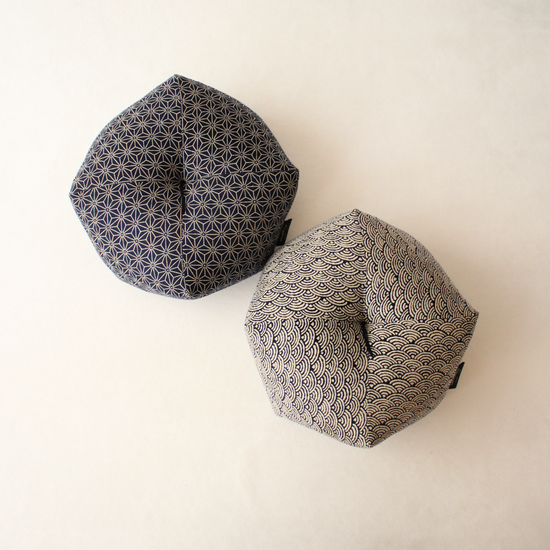 Ojami Cushion | Aizome-Fu - Takaokaya,  zabuton, futon, cushion, made in Kyoto