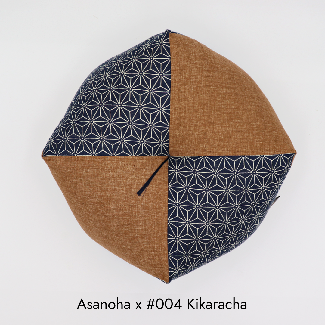 Ojami Cushion | Aizome-Fu x Color - Takaokaya,  zabuton, futon, cushion, made in Kyoto