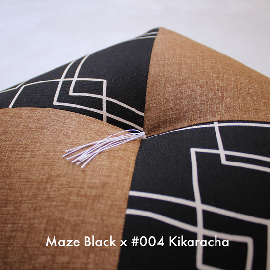 Ojami Cushion | Maze | 2024 Spring Collection - Takaokaya,  zabuton, futon, cushion, made in Kyoto