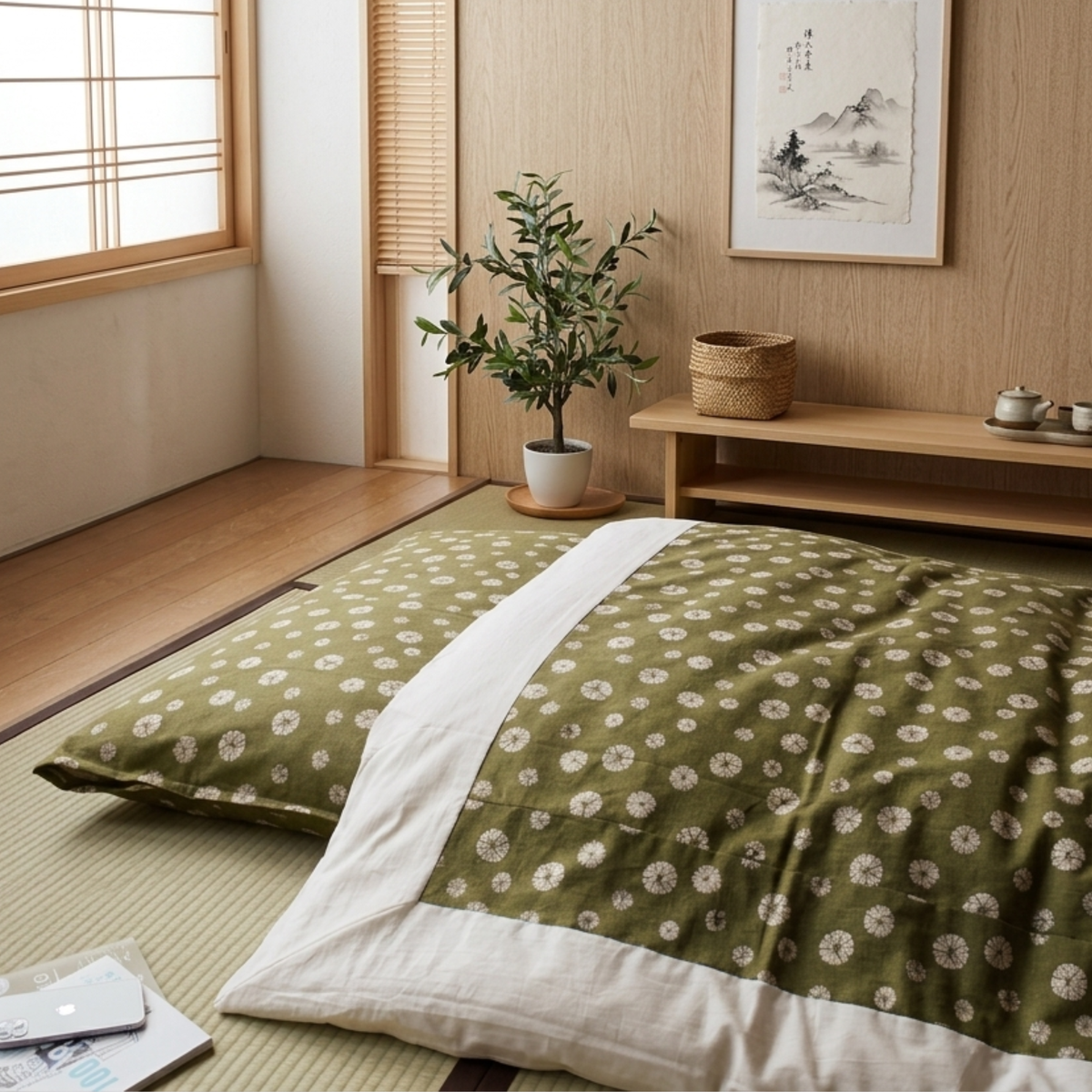 Fabric: Shibori Green