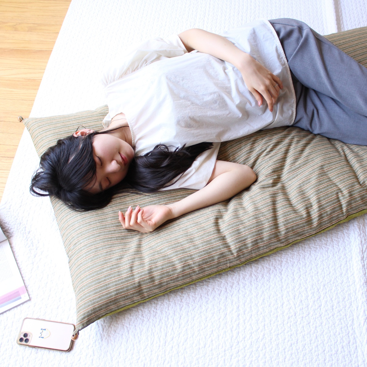 Design: Reversible | Color: Shima Green x Moegi