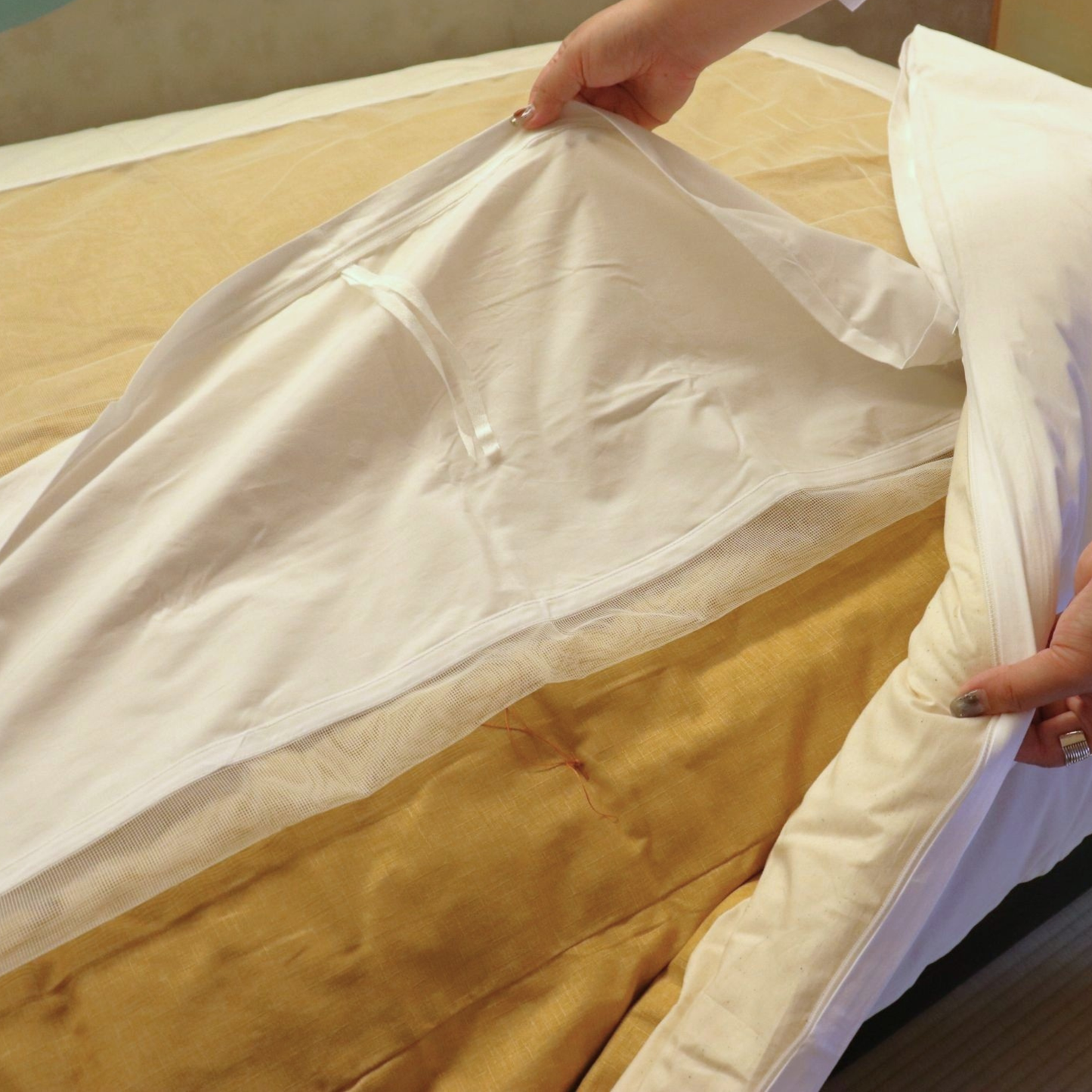 Kake Futon Comforter and Cover Set - Takaokaya,  zabuton, futon, cushion, made in Kyoto