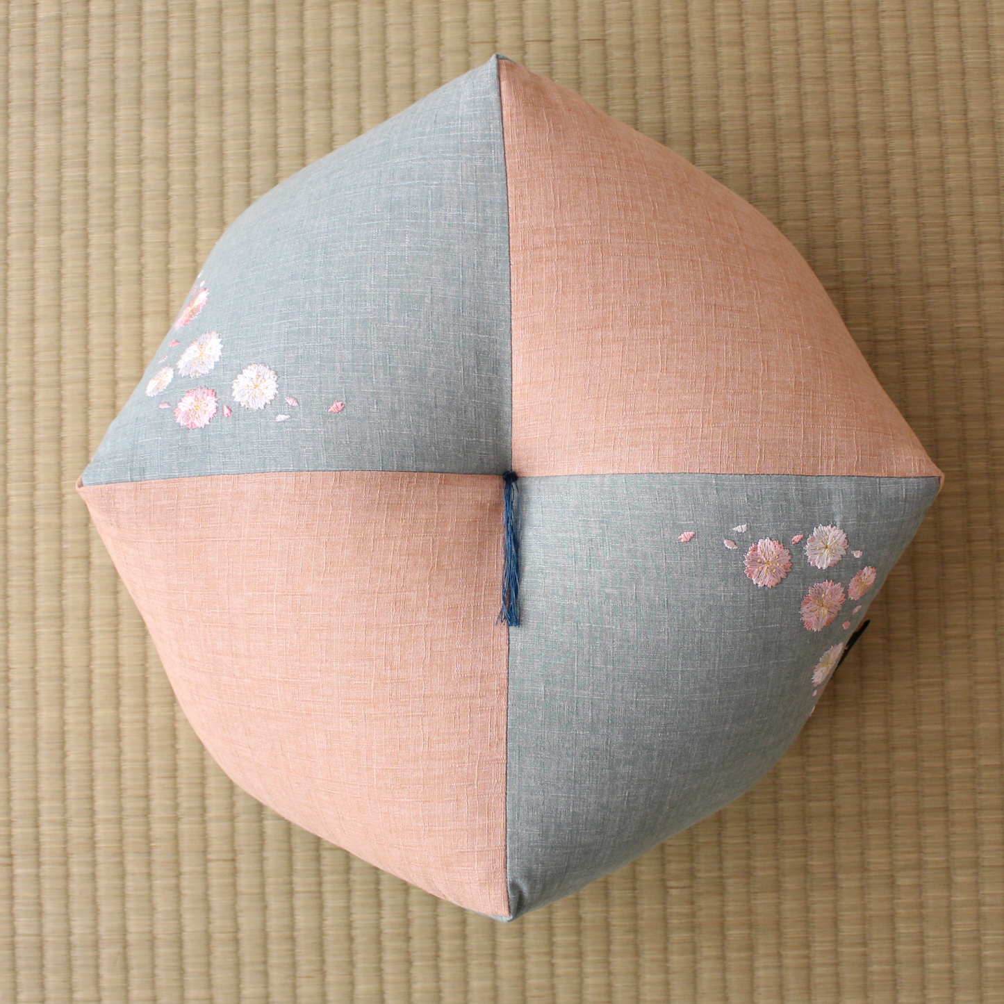 Ojami Cushion - Sakura Embroidery