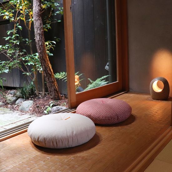 Round Zabuton Cushion - Cotton – Takaokaya
