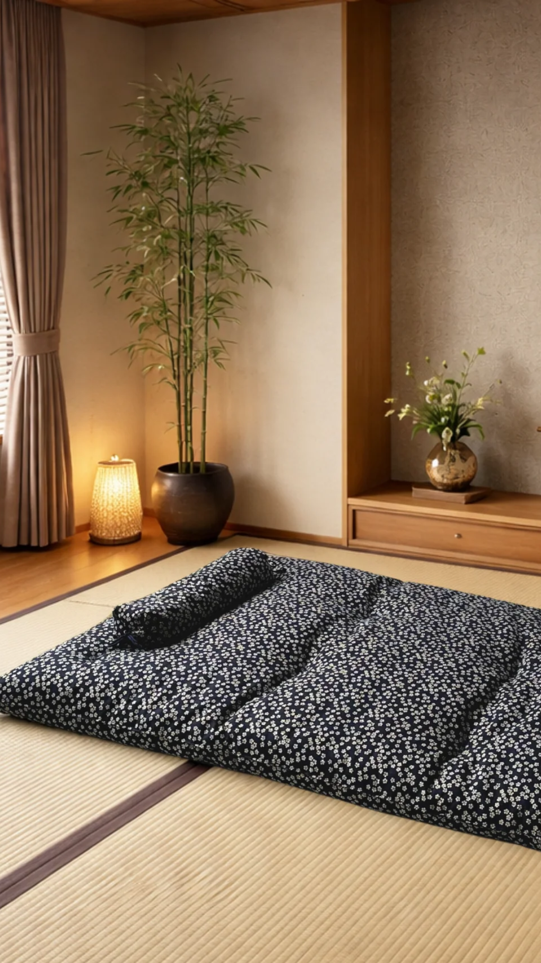 Shiki Futon Mattress and Cover Set - Aizome-Fu – Takaokaya Shiki Futon Mattress and Cover Set - Aizome-Fu – Takaokaya