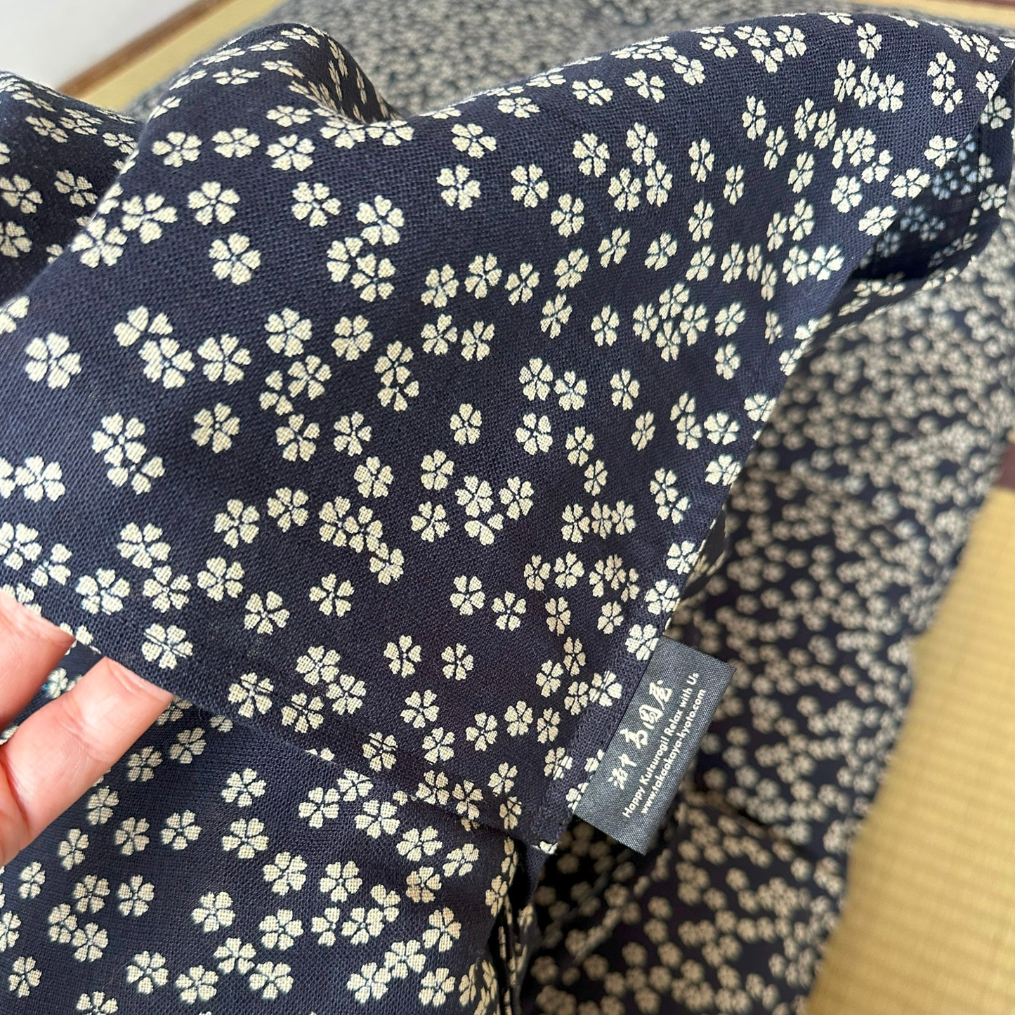 Shiki Futon Mattress Cover - Aizome-fu | Pocket Type