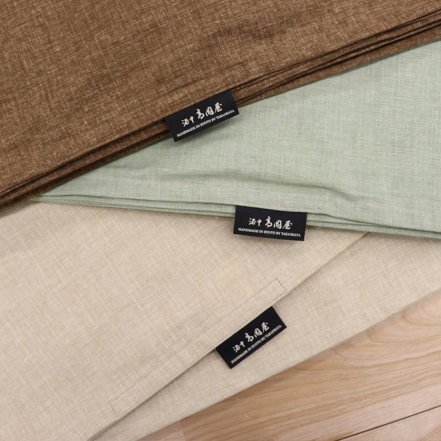 Fabric (Top to Bottom): Kikaracha, Urahairo, Torinoko