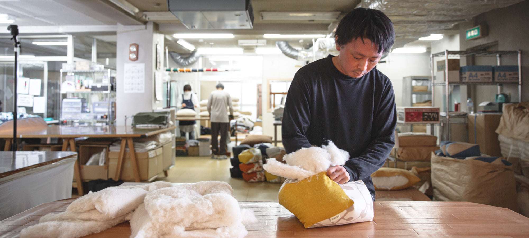 Ojami Cushion - Cotton – Takaokaya