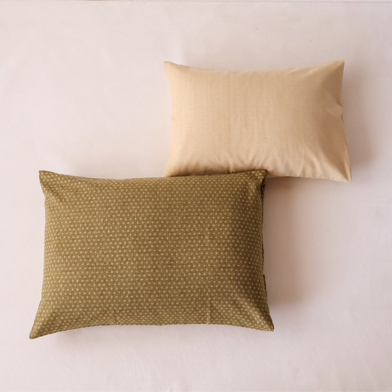 Fabric (Cover / Top to Bottom): Torinoko, Arare Green