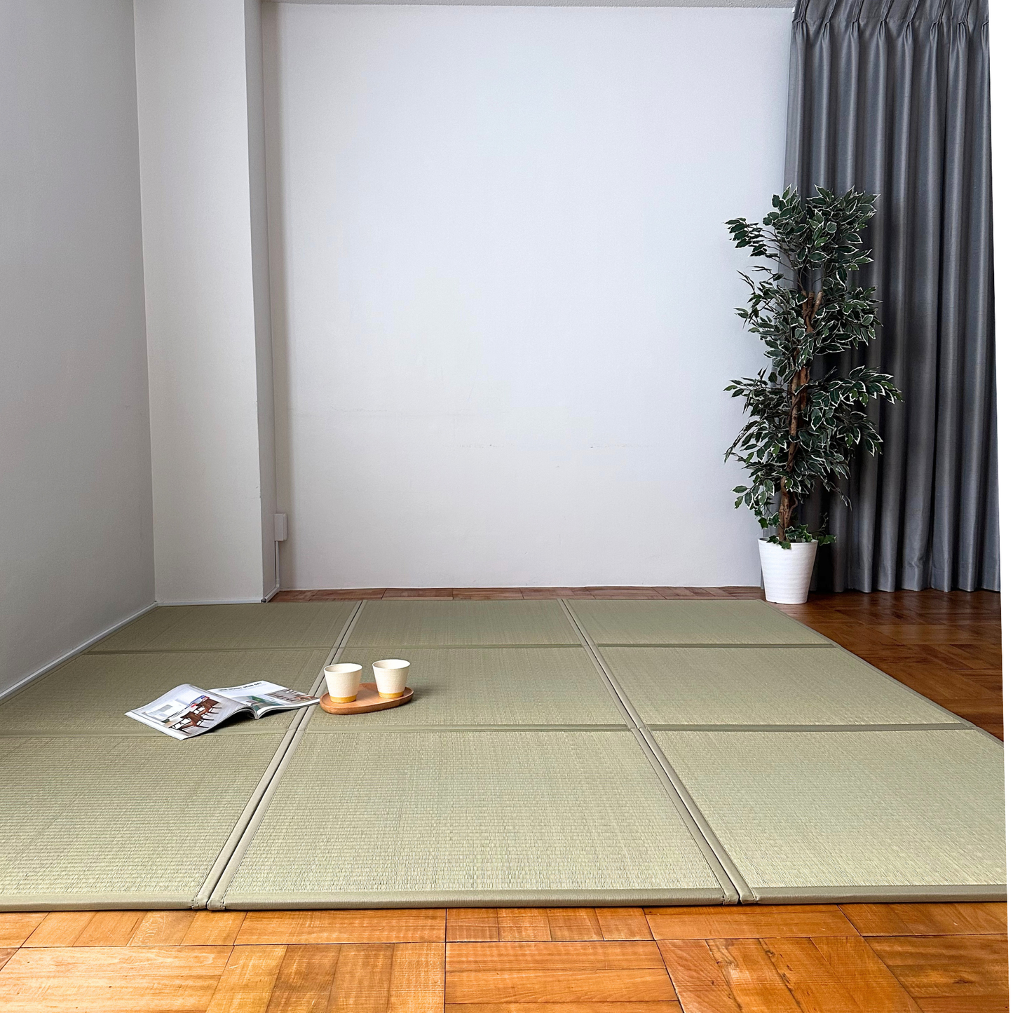 Unit Square Tatami - Takaokaya,  zabuton, futon, cushion, made in Kyoto