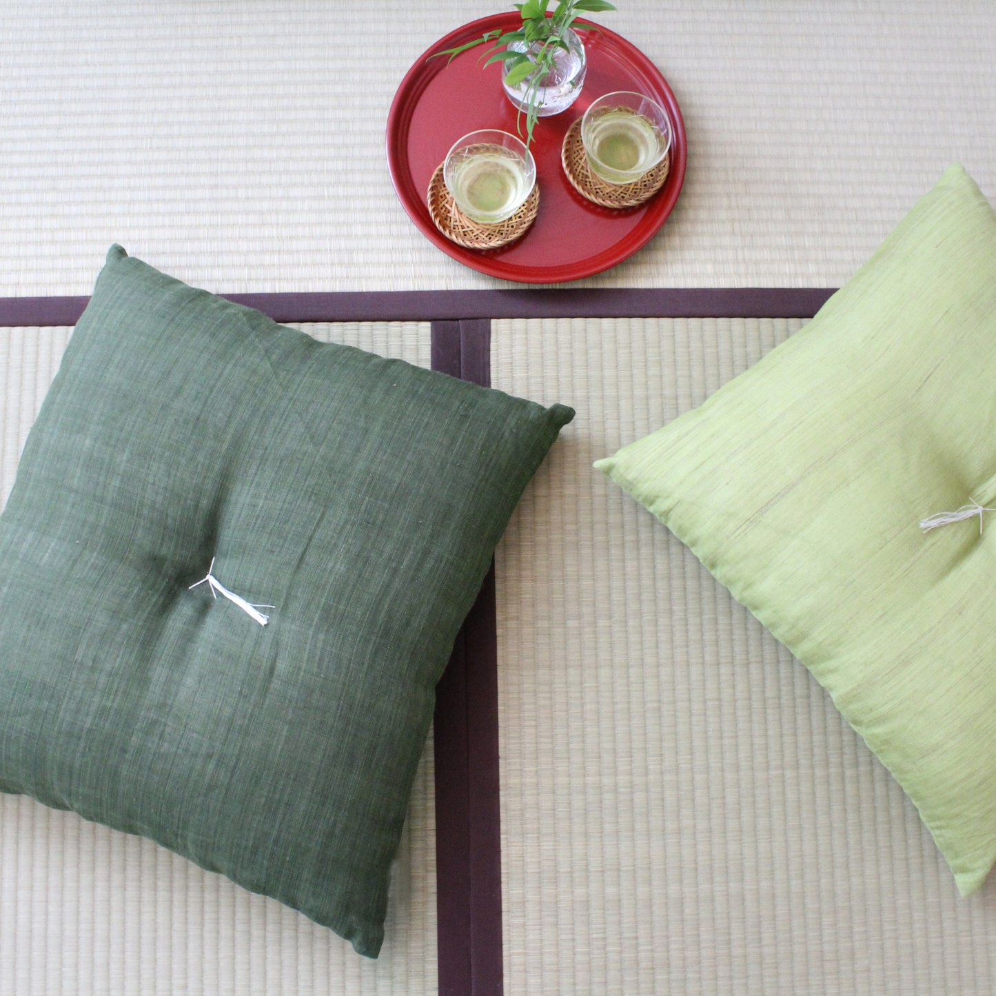Kyoto Zabuton Cushion - Linen – Takaokaya Kyoto Zabuton Cushion - Linen – Takaokaya